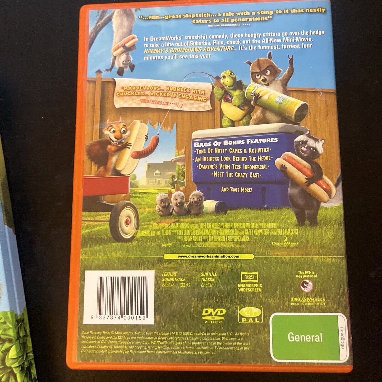 Over the Hedge - Steelbook Edition (DVD, 2006) Bruce Willis, Region 4