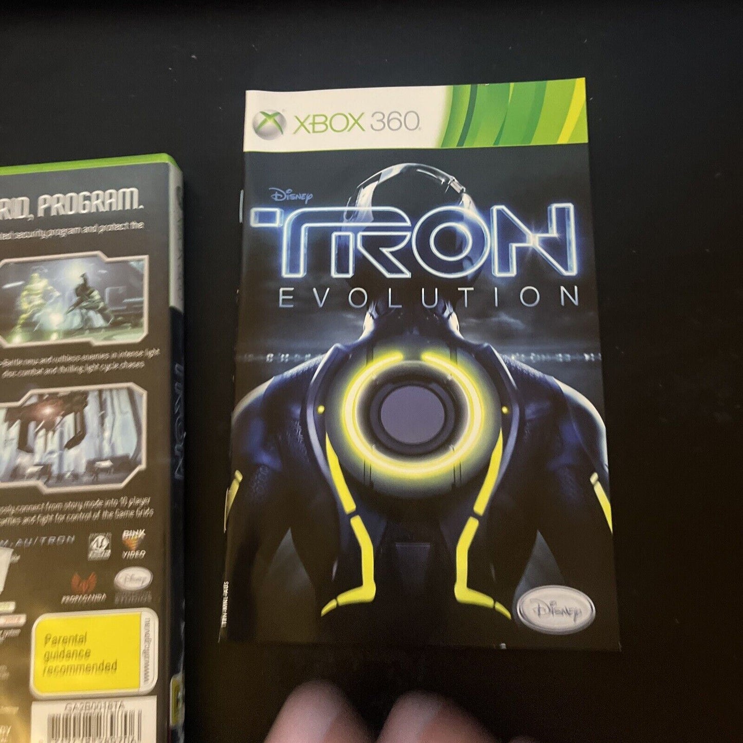 Tron Evolution (Microsoft Xbox 360, 2010) with Manual PAL