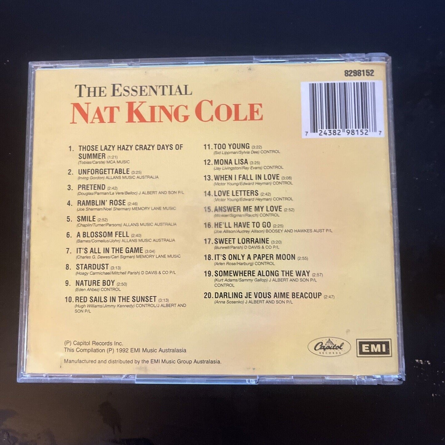 Nat King Cole - The Essential Nat King Cole (CD, 2004)