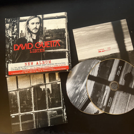 David Guetta - Listen (CD, 2014, 2-Disc)