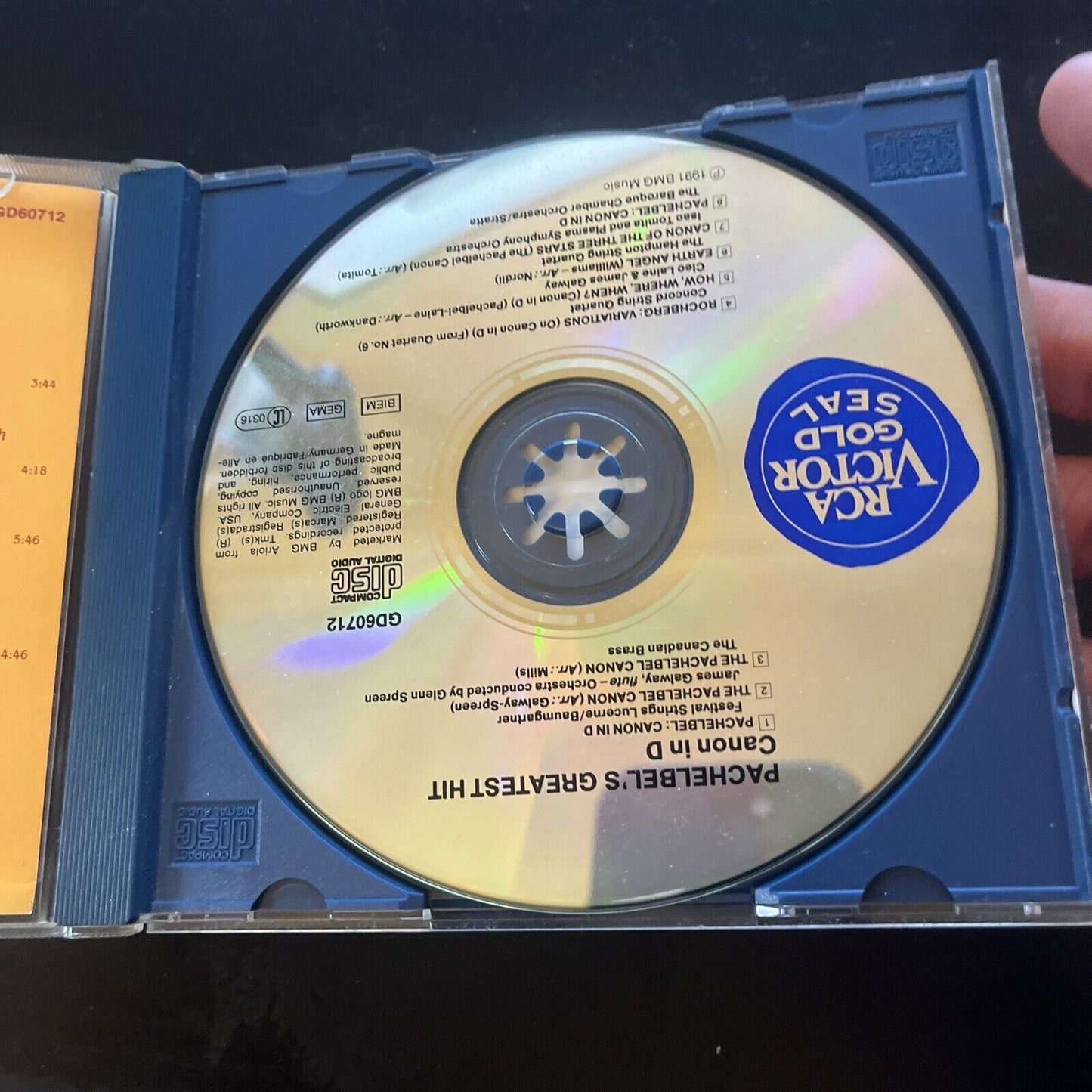 PACHELBEL'S GREATEST HIT - Cleo Laine, James Galway, Tomita, Canadian Brass CD