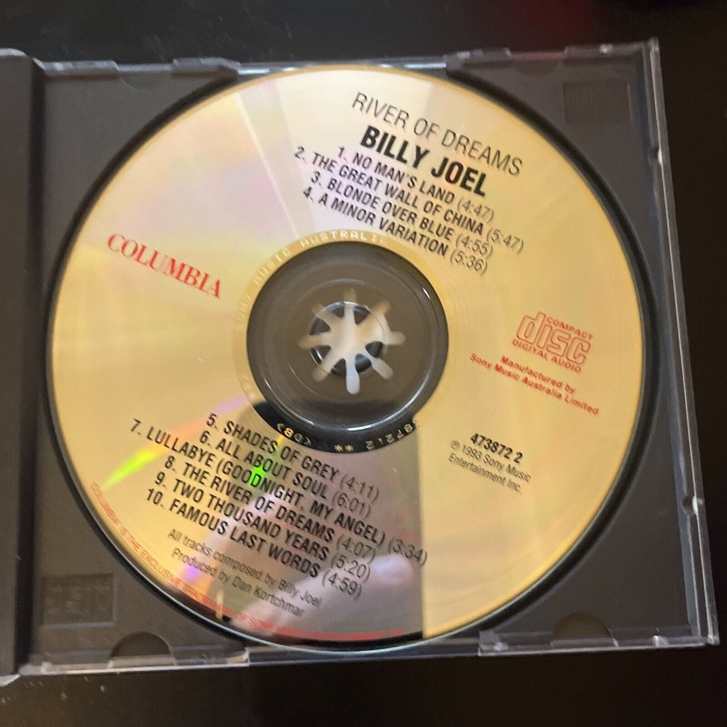 Billy Joel - River Of Dreams (CD, 1993)  Columbia