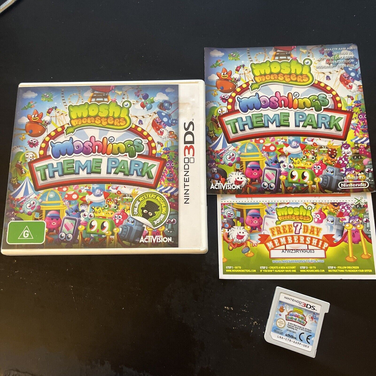 Moshi Monsters Moshlings Theme Park Nintendo 3DS With Manual Retro Unit moshi-monsters-moshlings-theme-park-nintendo-3ds-with-manual-retro-unit