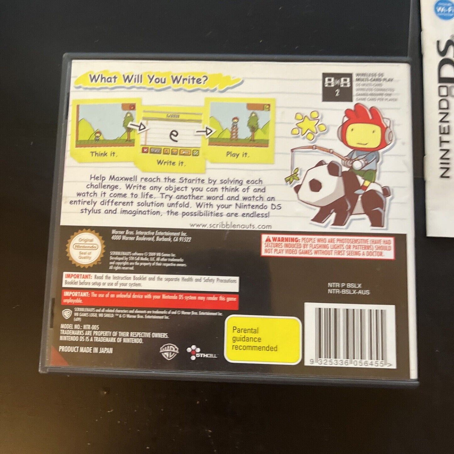 ScribbleNauts (Nintendo DS) Game Complete With Manual