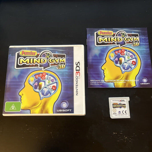 Puzzler Mind Gym 3D Nintendo DS 2DS 3DS Game with Manual