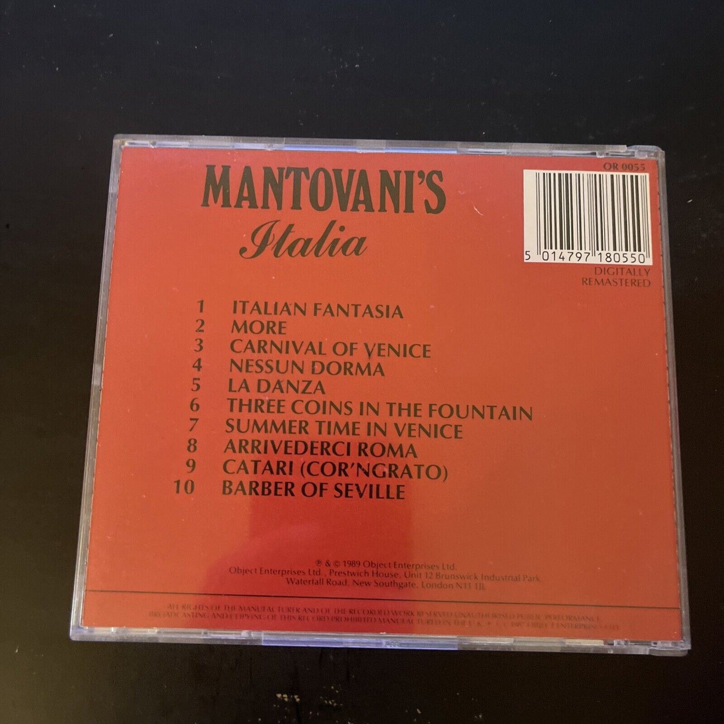 Mantovani's Italia (CD, 1989)