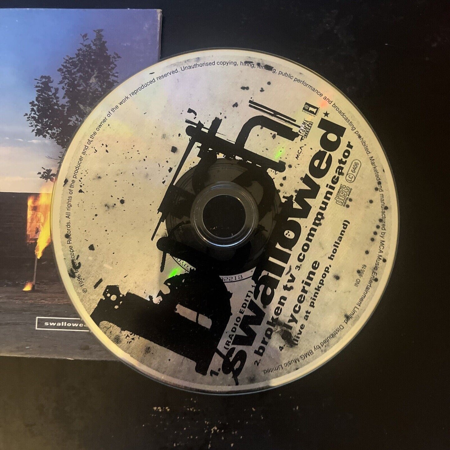 Bush - Swallowed (CD, 1996) Single