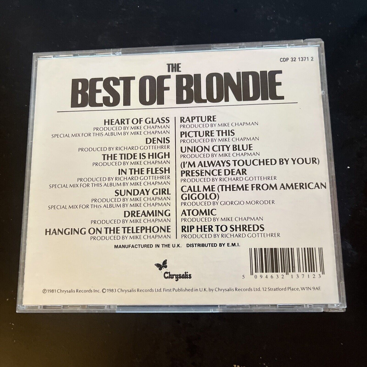 Blondie - The Best of Blondie (CD, 1983)