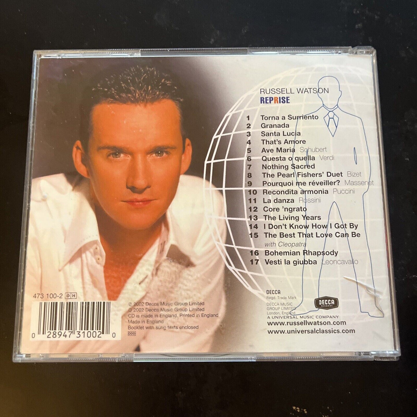 Russell Watson - Reprise (CD, 2002)