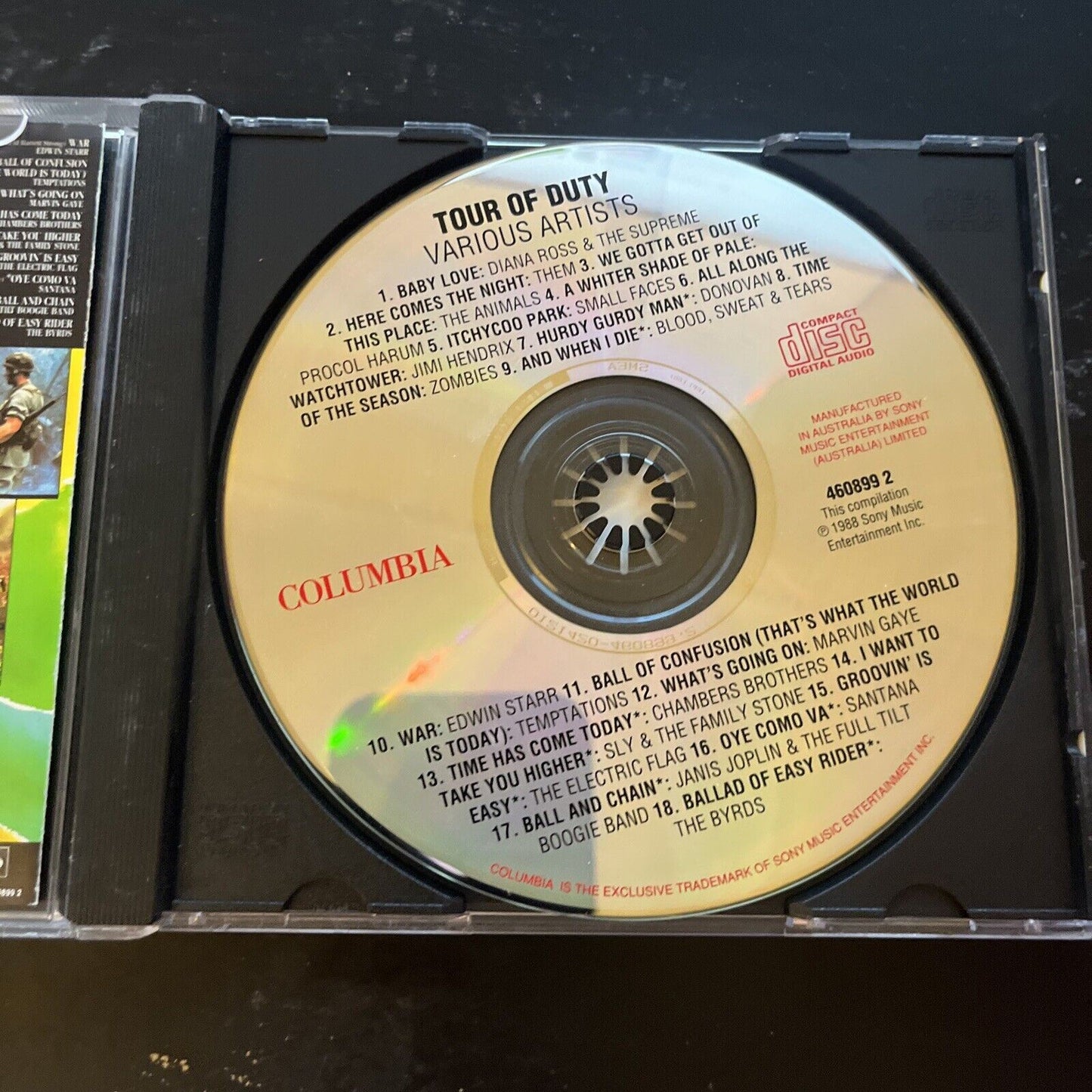 Tour of Duty - Songs from the Television Soundtrack & Era (CD, 1988)