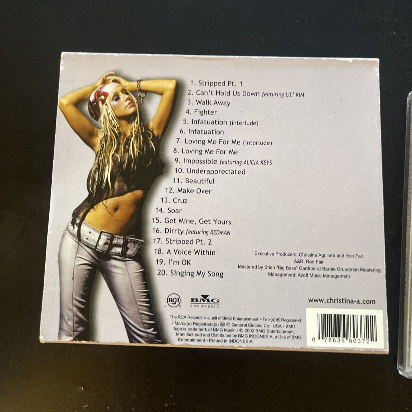 Christina Aguilera - Stripped (CD, 2002)