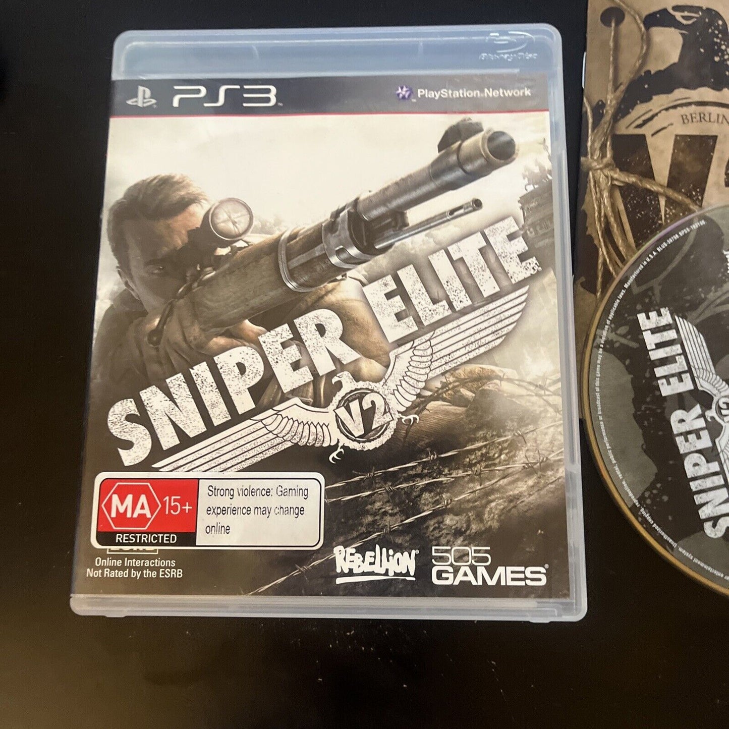 Sniper Elite V2 PS3 Sony Playstation 3 game Complete with Manual