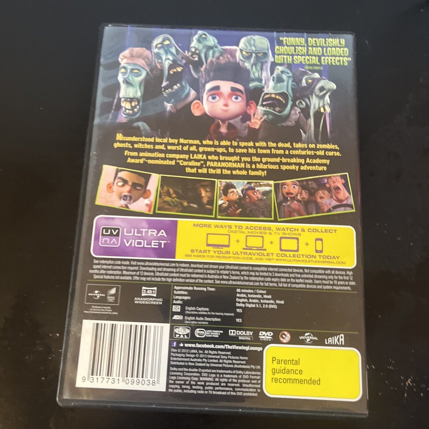 Paranorman (DVD, 2012) Kodi Smit-McPhee, Tucker Albrizzi, Region 4 &2