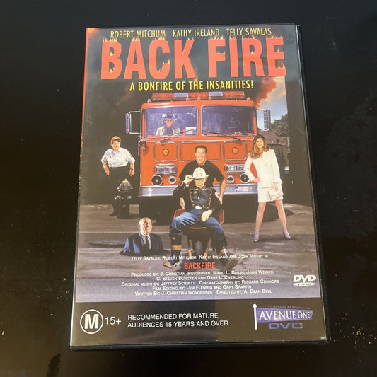 Backfire (DVD, 1995) Kathy Ireland, Telly Savalas, Robert Mitchum All Regions