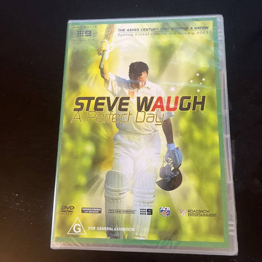 *New Sealed* Steve Waugh - A Perfect Day (DVD, 2002) Region 4