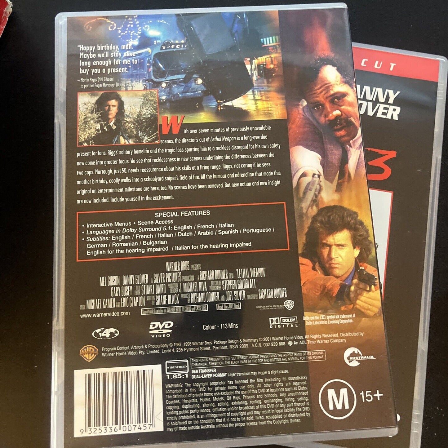 Lethal Weapon Legacy 1,2,3,4 (DVD, 1987, 4-Disc) Region 4