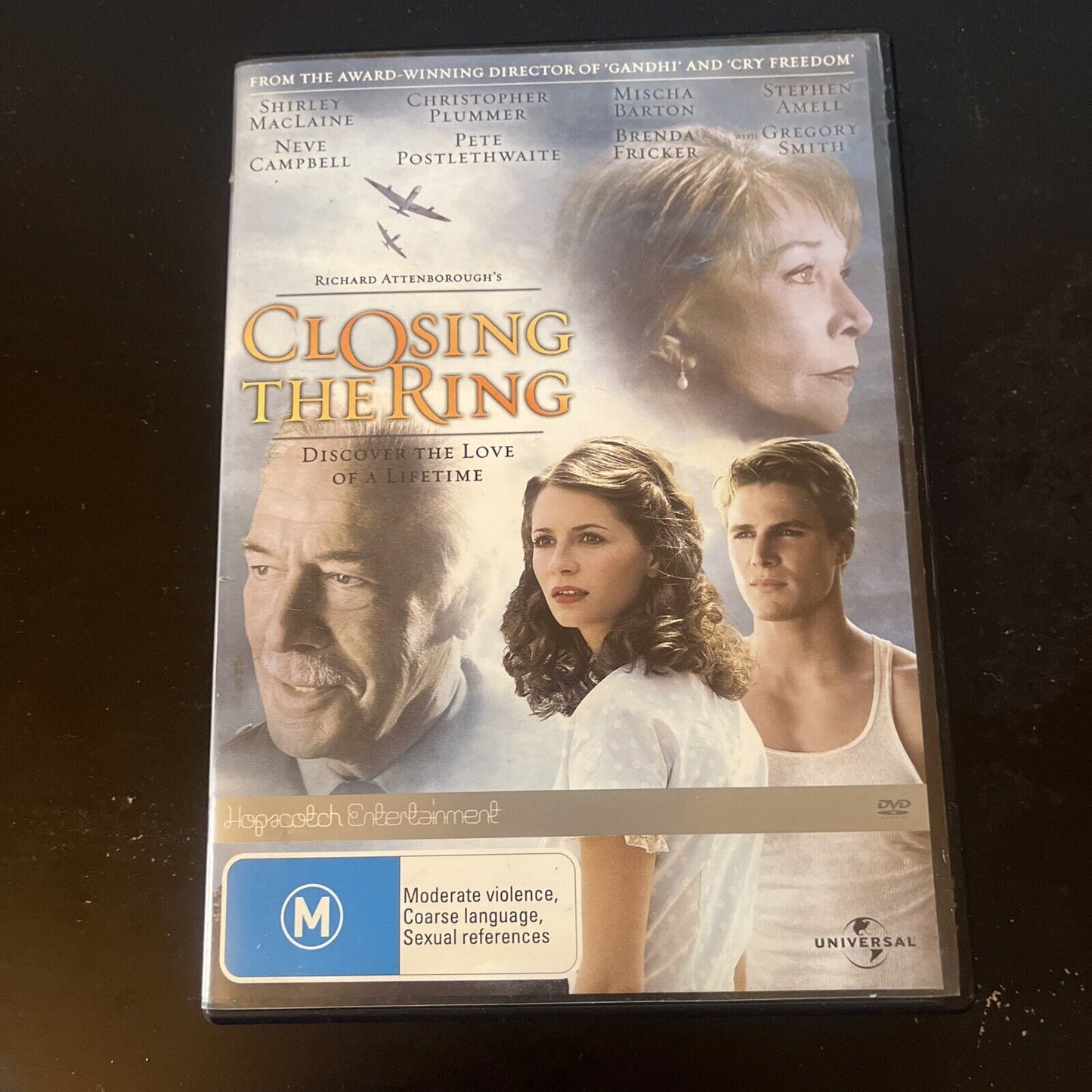 Closing the Ring (DVD, 2008) Shirley MacLaine, Christopher Plummer, Region 4