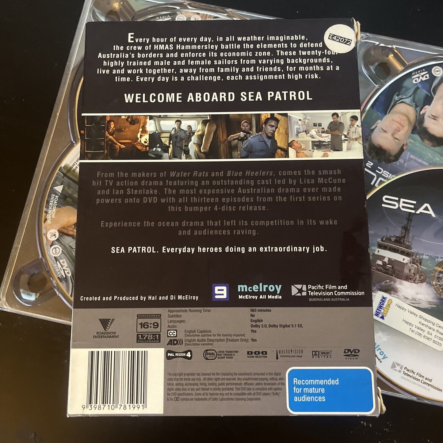 Sea Patrol : Season 1 (DVD, 2006, 4-Disc) Lisa McCune, Saskia Burmeister Region4