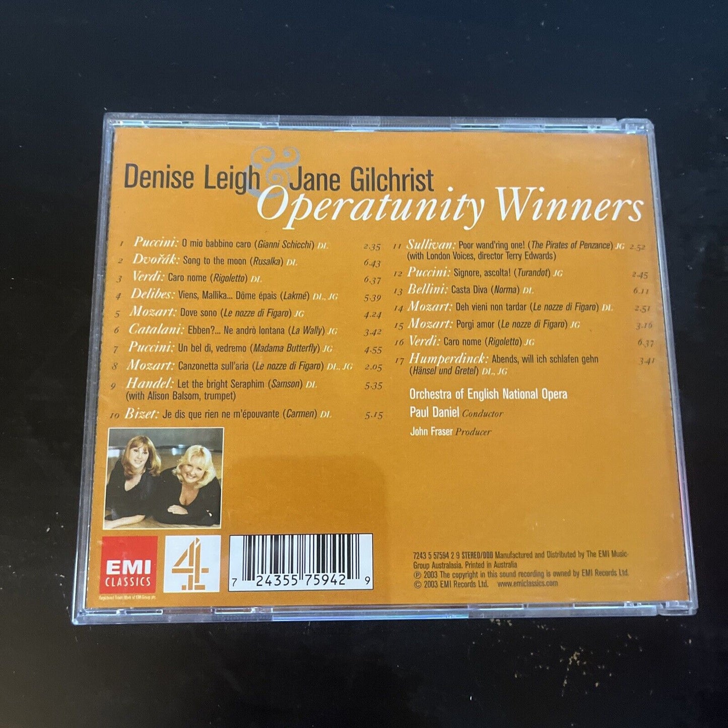 Denise Leigh & Jane Gilchrist - Operatunity Winners (CD, 2003)