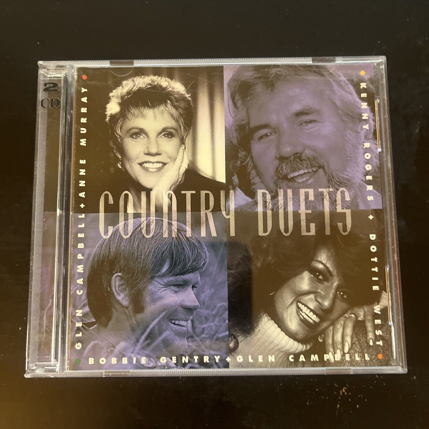 Country Duets - Kenny Rogers, Anne Murray, Glen Campbell (CD, 1997, 2-Disc)