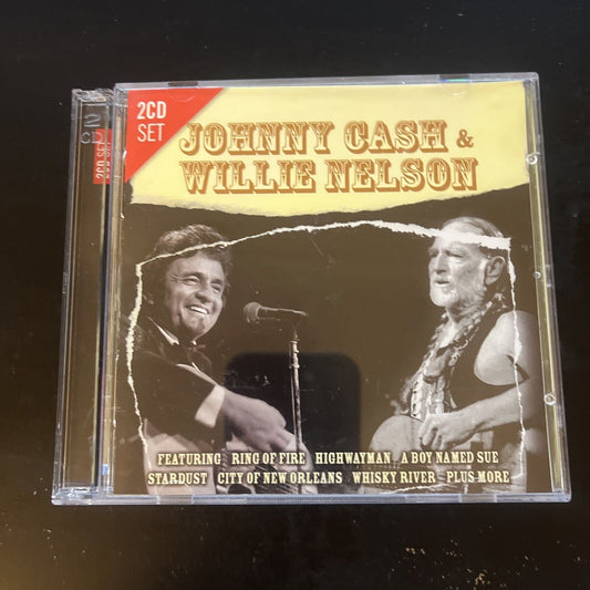 Johnny Cash & Willie Nelson – Live  (CD, 2006, 2-Disc Set)