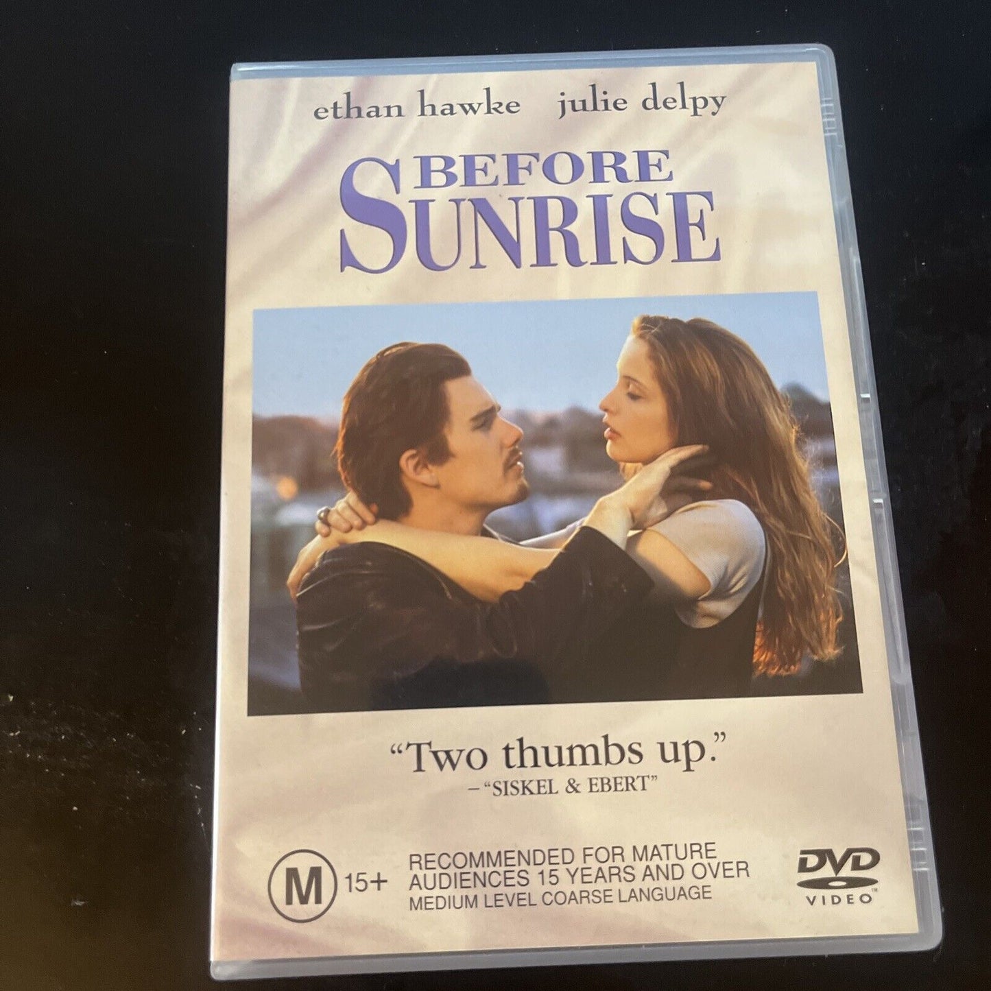 Before Sunrise (DVD, 1995) Ethan Hawke, Julie Delpy  Region 4 NEW