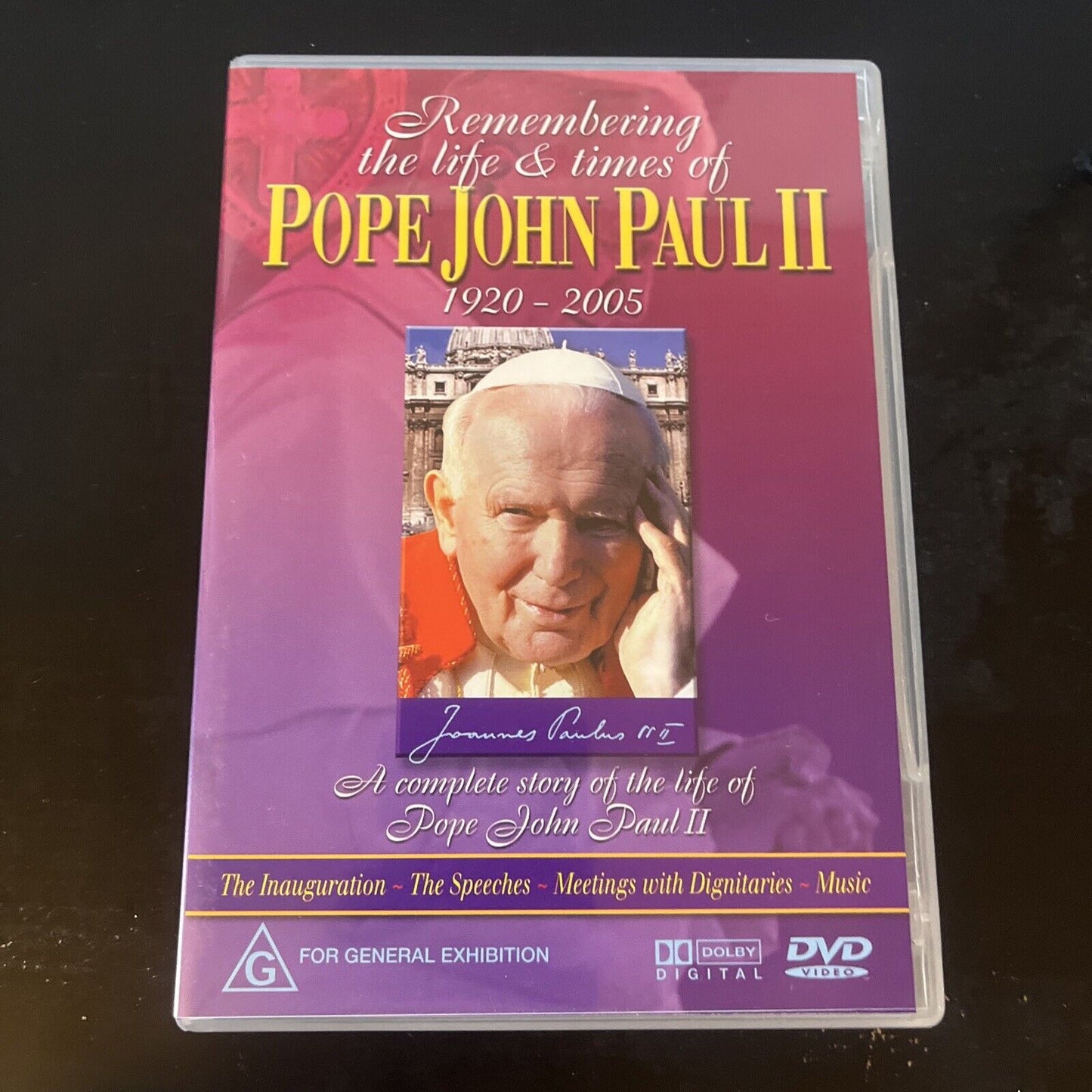 Remembering The Life & Times Of Pope John Paul II 1920-2005 (DVD) All Region NEW