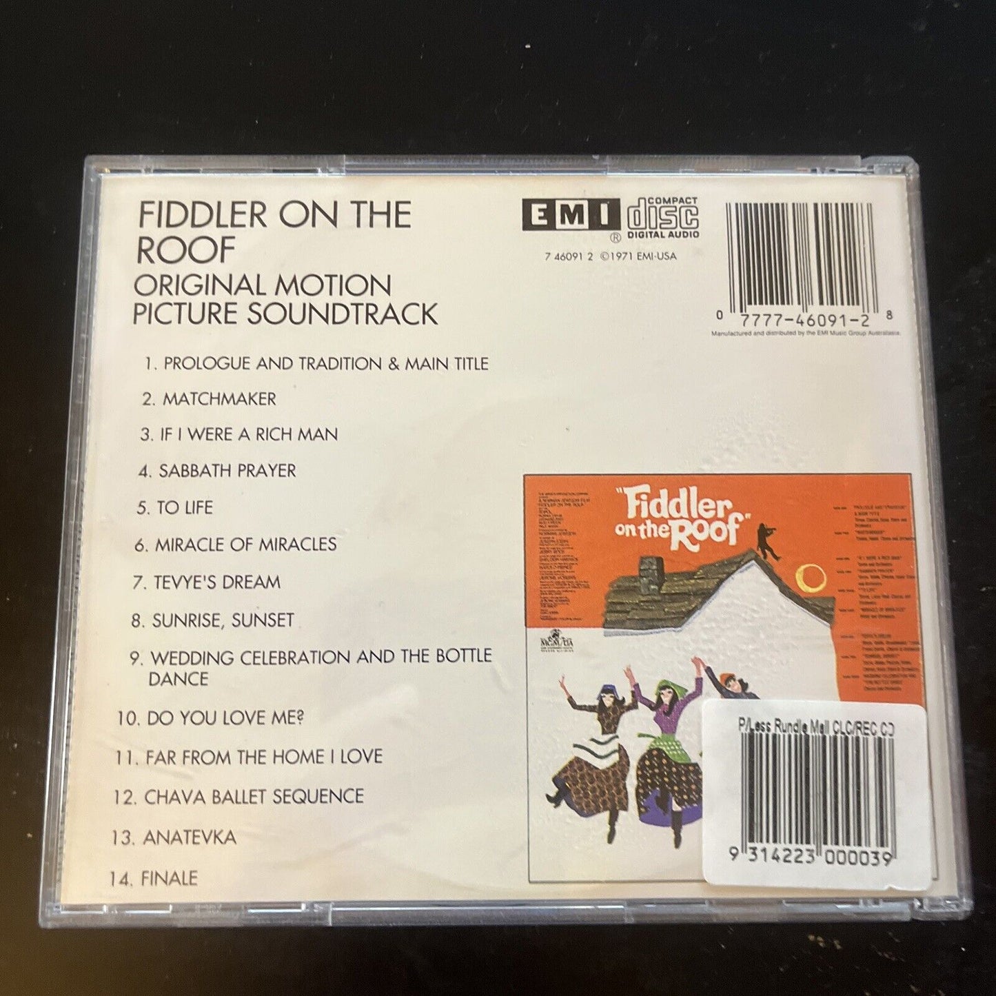 Fiddler on the Roof [Original Soundtrack] by John Williams (CD, 1971)