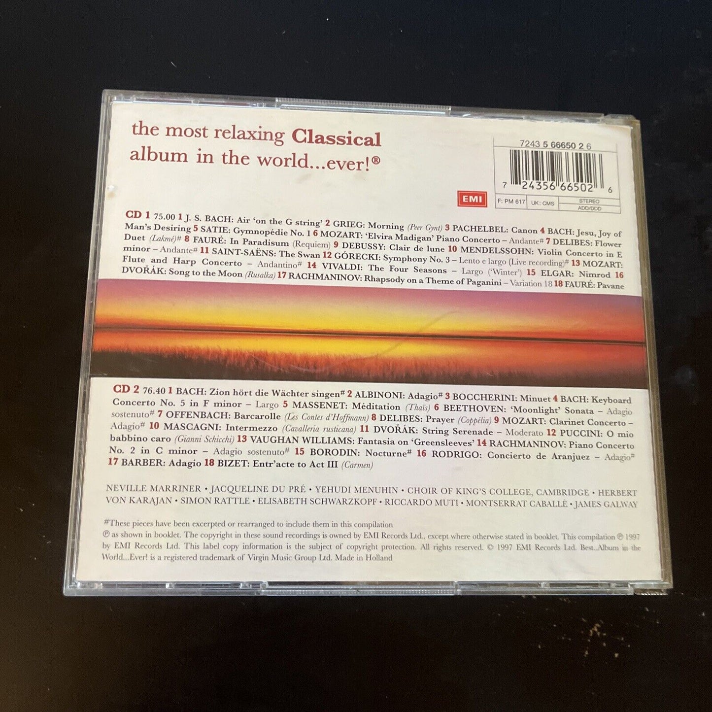 The Most Relaxing Classical Album In The World...Ever! (CD, 1997, 2-Disc)