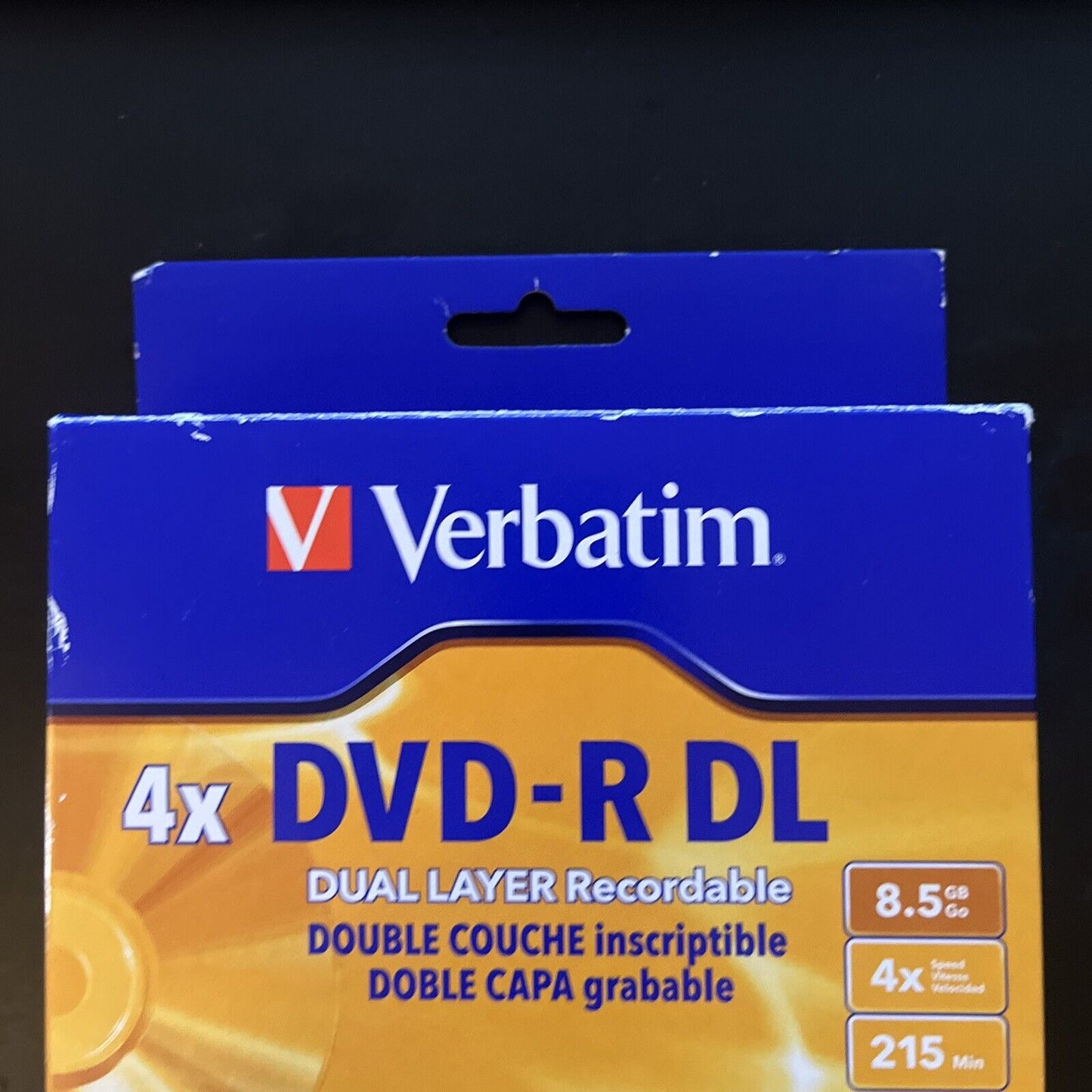 NEW Verbatim 3x DVD-R DL Dual Layer 8.5gb Blank DVD