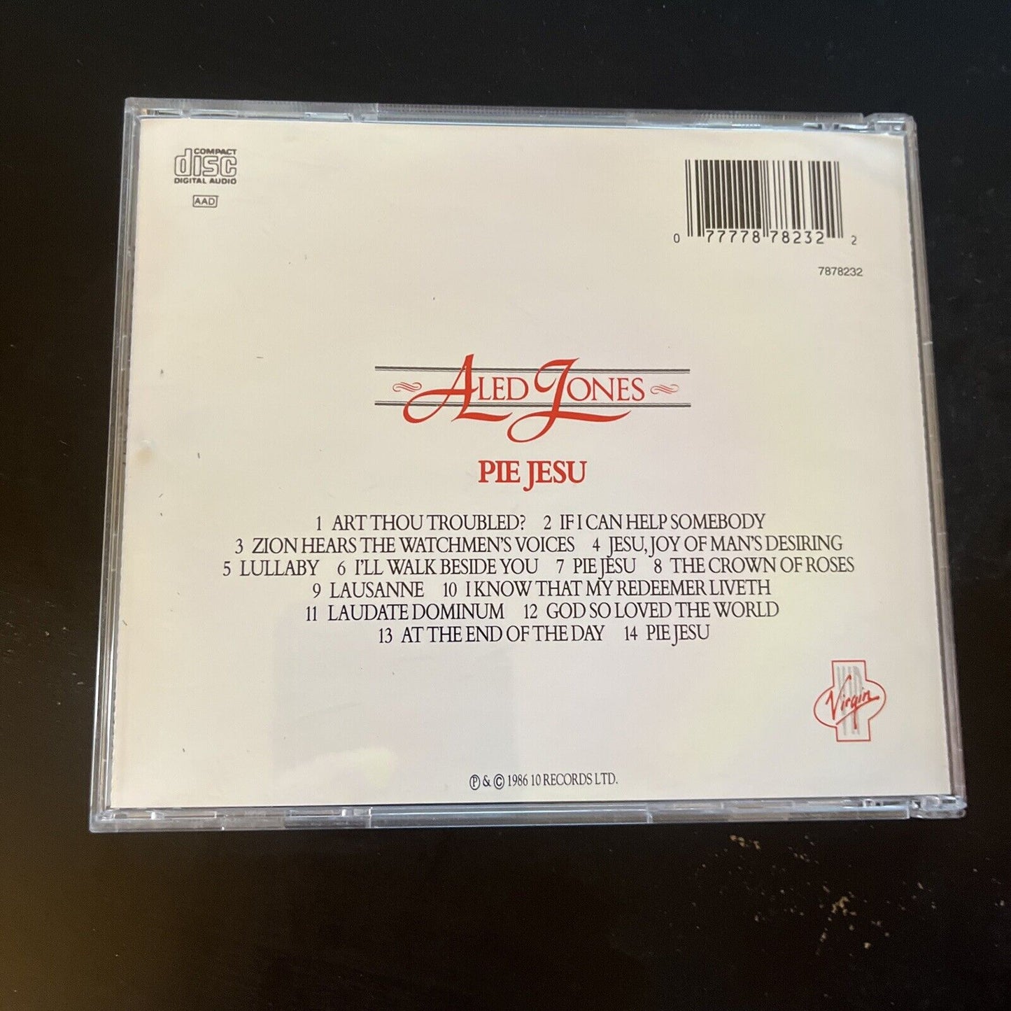 Aled Jones – Pie Jesu (CD, 1986)