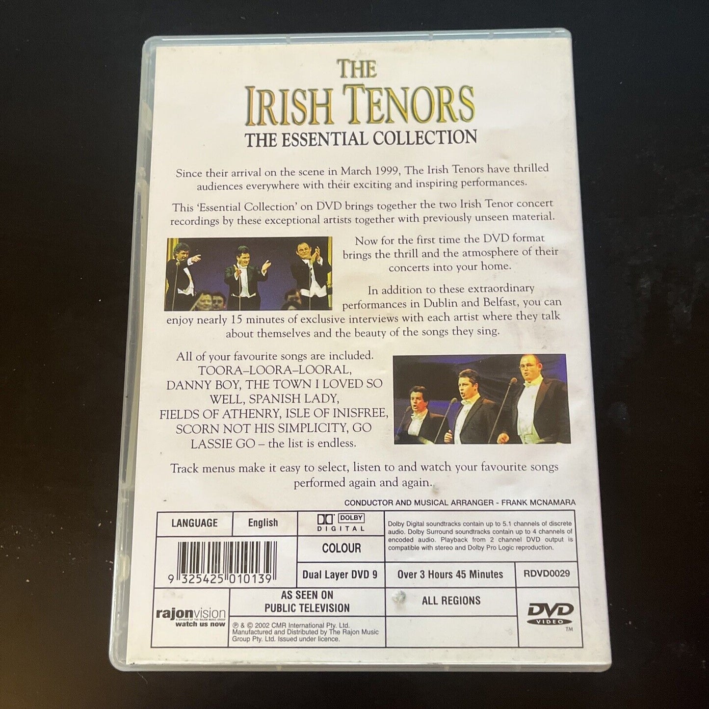 The Irish Tenors - The Essential Collection (DVD, 2002) All Regions