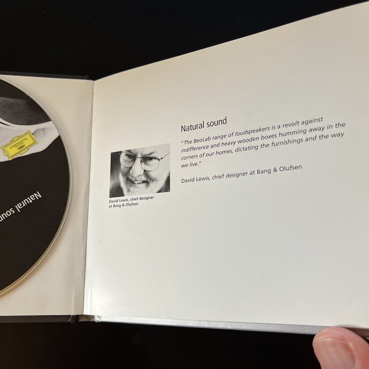 Bang & Olufsen - Natural Sound (CD + Book, 2003)