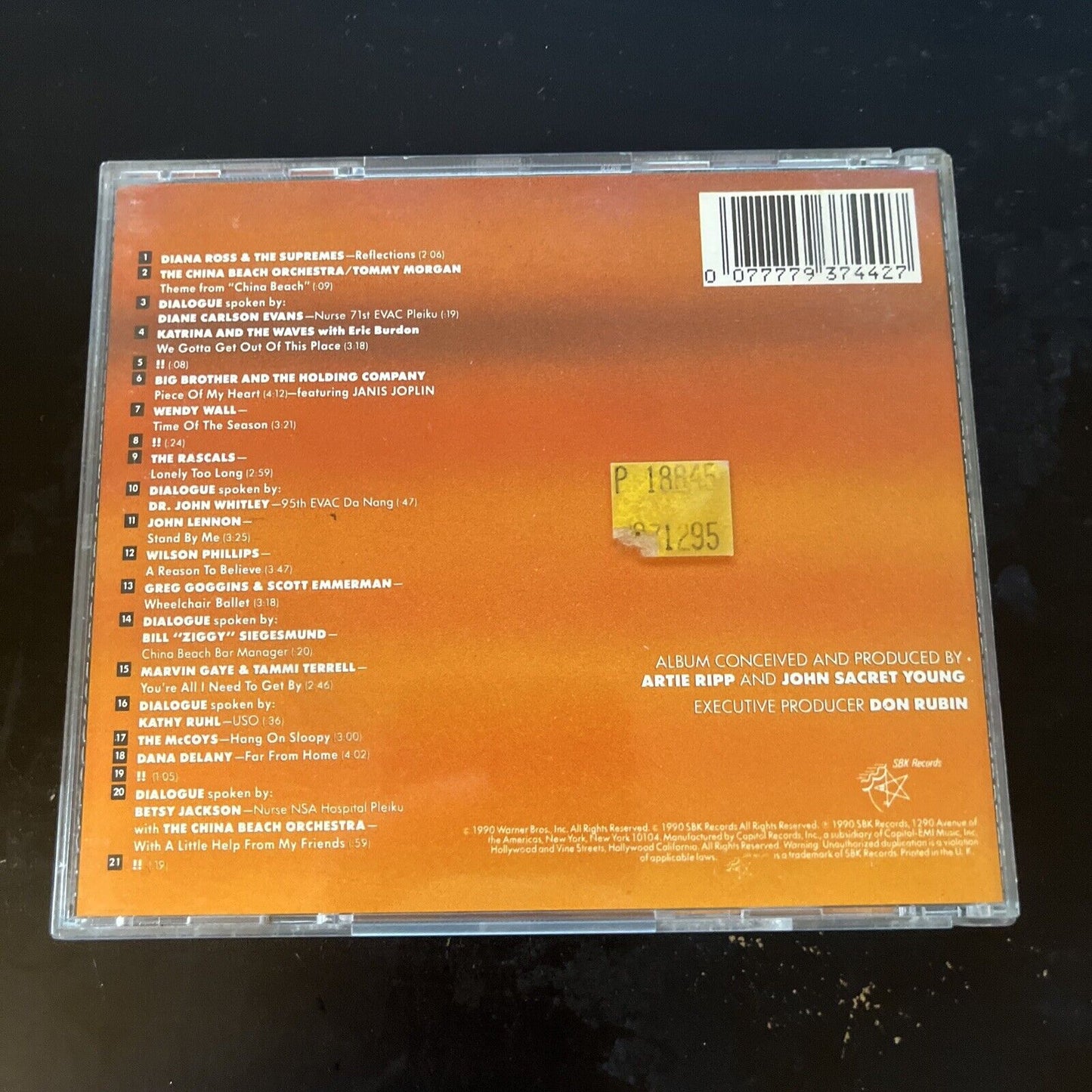 China Beach TV Soundtrack: Music & Memories (CD, 1990) – Retro Unit