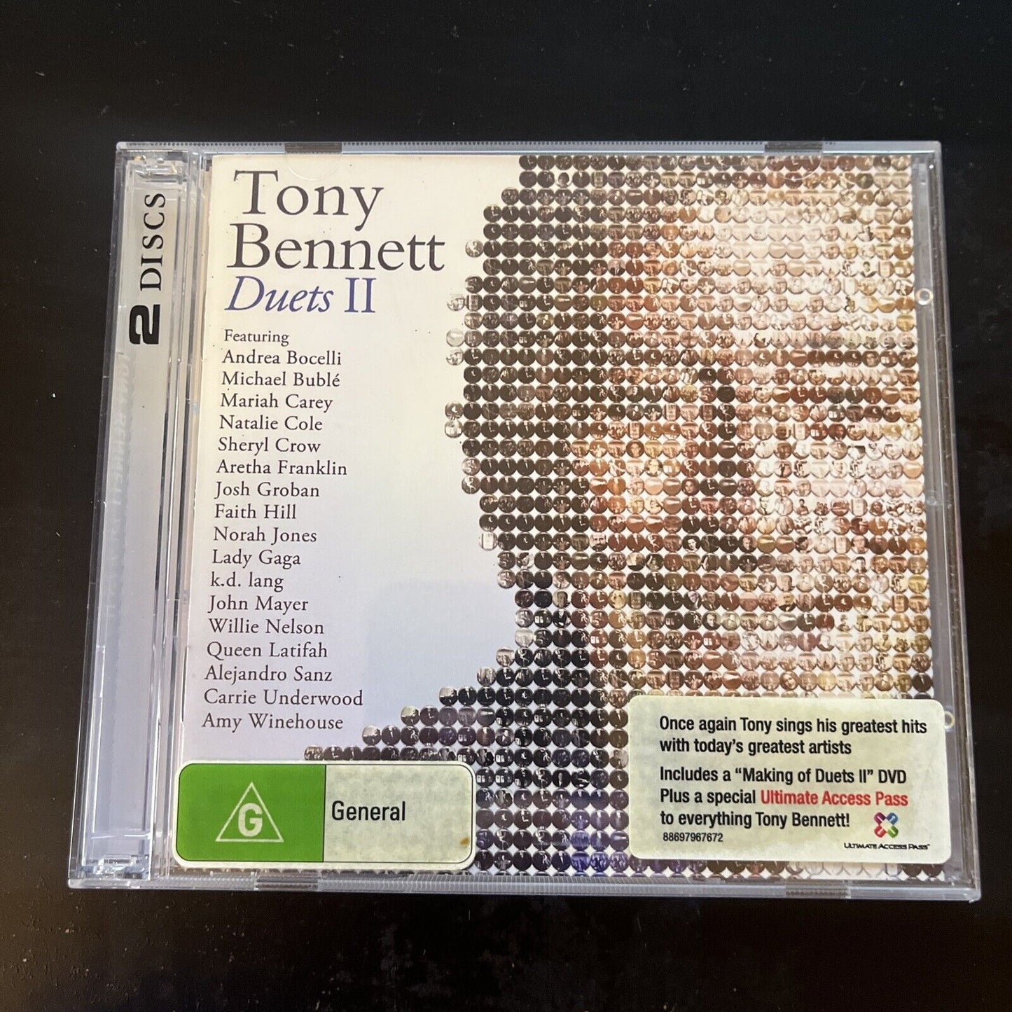 Tony Bennett - Duets II (CD + DVD, 2011, 2-Disc)