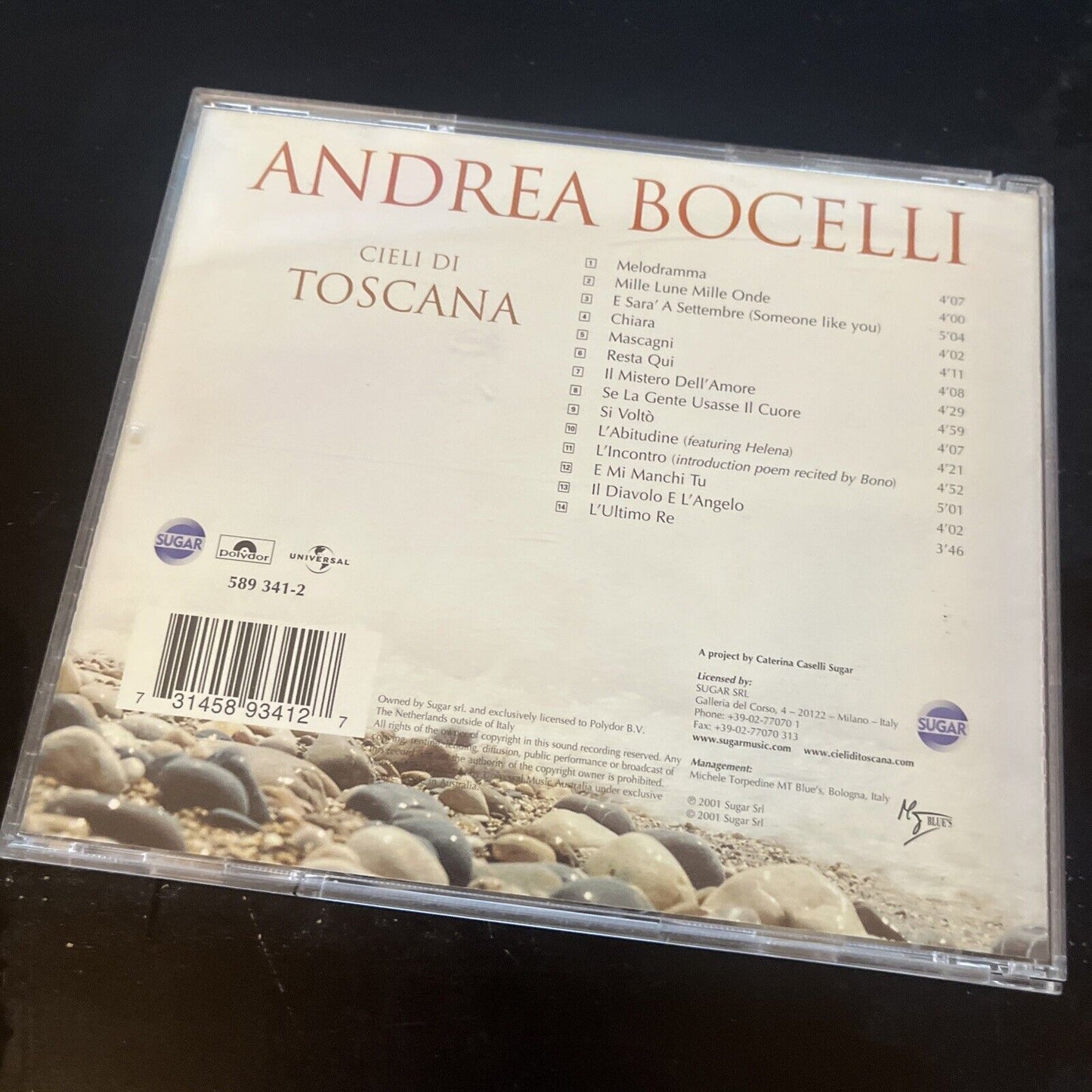 Andrea Bocelli - Cieli Di Toscana (CD, 2001)