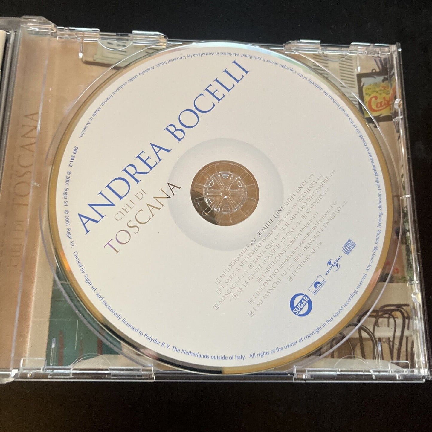 Andrea Bocelli - Cieli Di Toscana (CD, 2001)