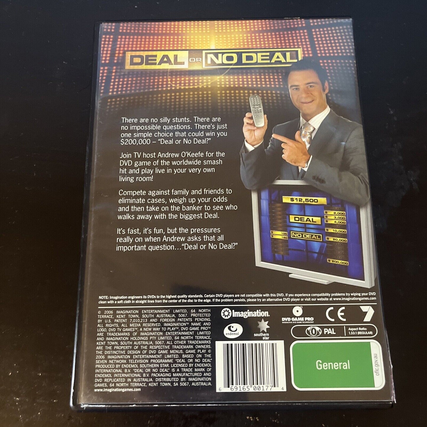 Deal Or No Deal - Interactive DVD Game (DVD, 2006) NEW All Regions