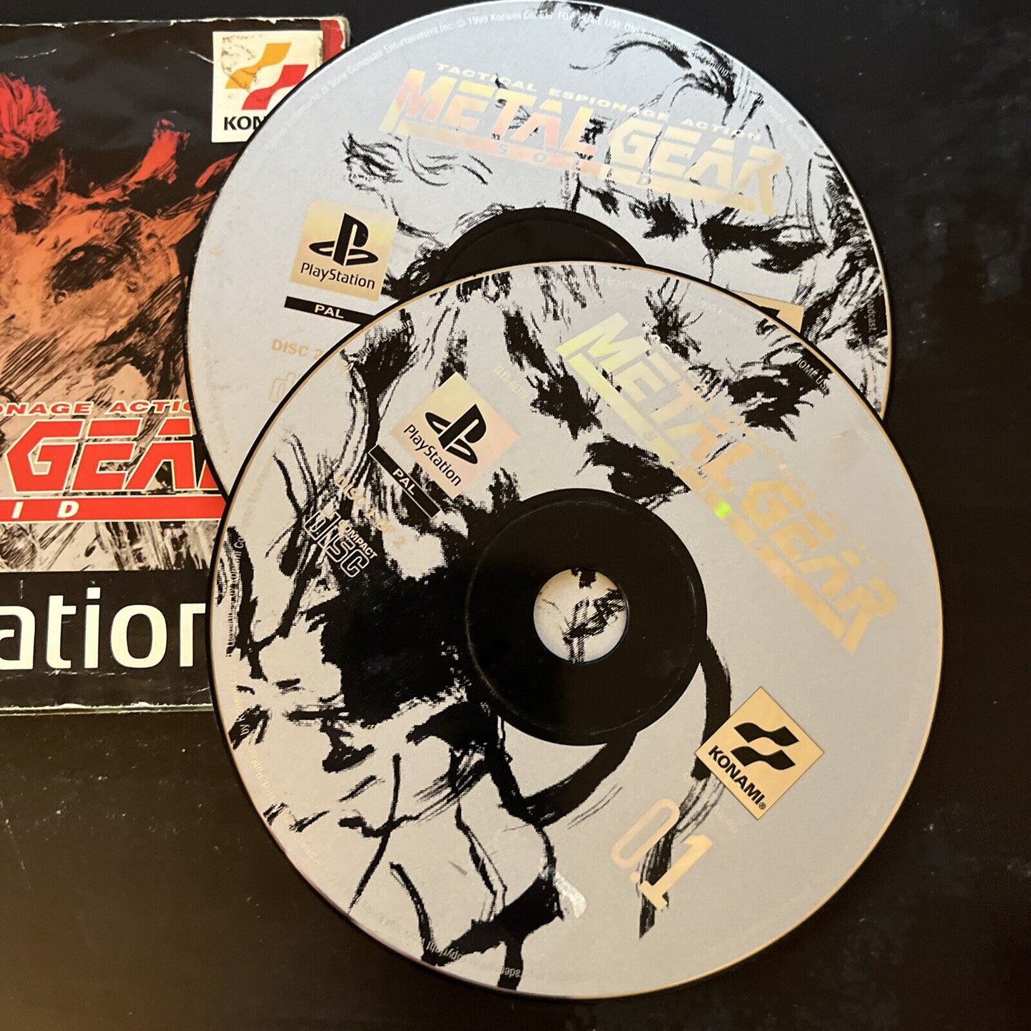 Metal Gear Solid Tactical Espionage Action Playstation 1 PS1 PAL *No cover*