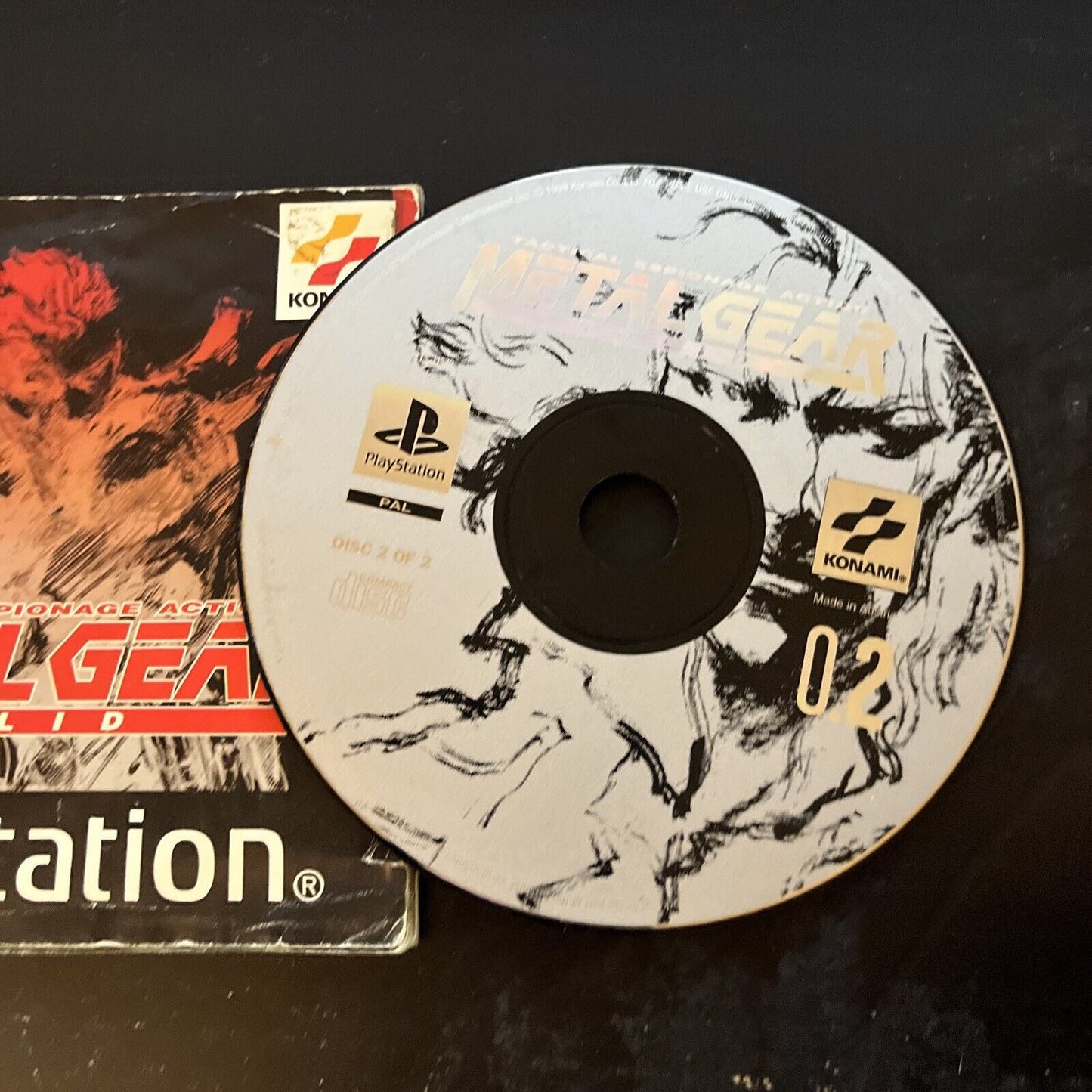 Metal Gear Solid Tactical Espionage Action Playstation 1 PS1 PAL *No cover*