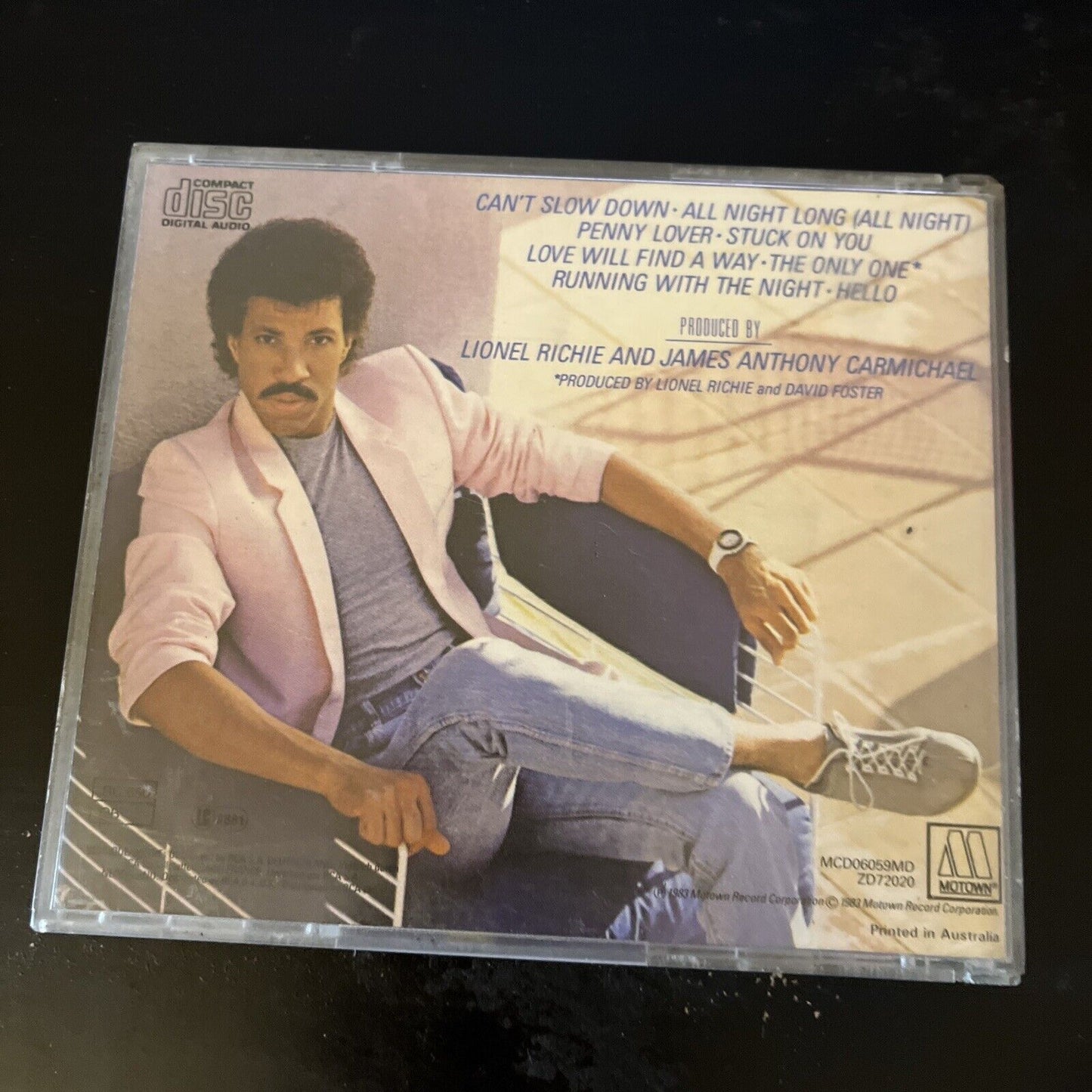 Lionel Richie - Can't Slow Down (CD, 1983) MCD06059MD