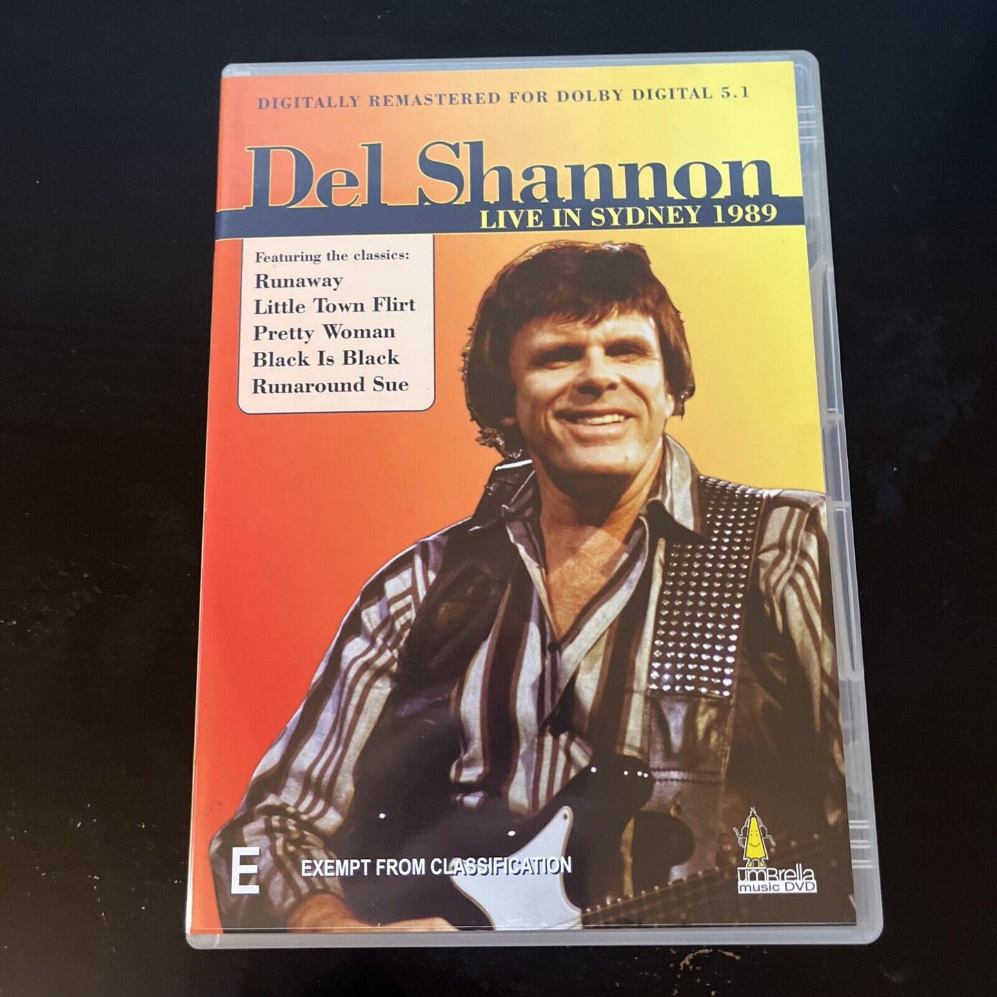 Del Shannon - Live In Sydney 1989 (DVD, 1989) NEW All Regions