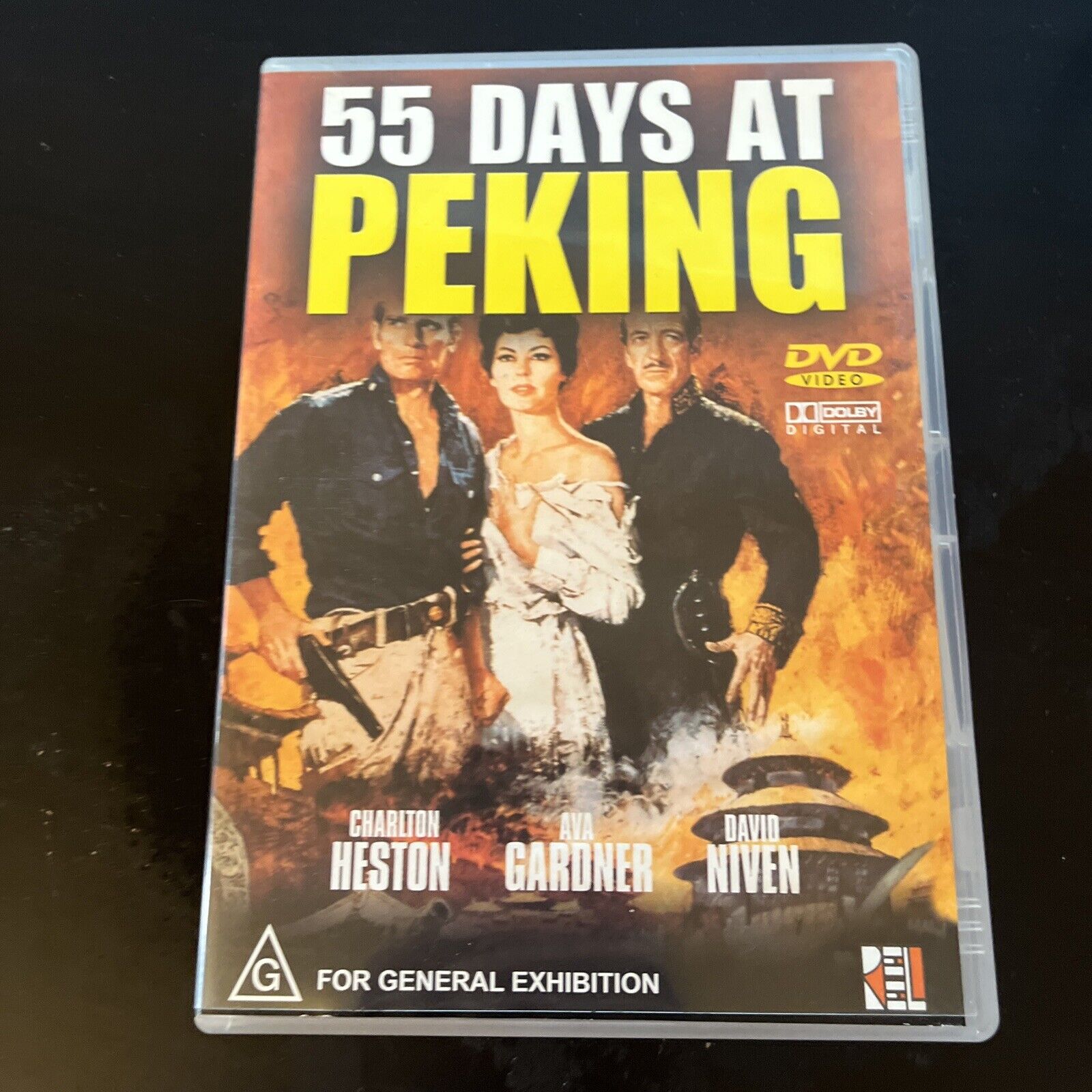 55 Days At Peking (DVD, 1963) Charlton Heston , Ava Gardner All Region ...