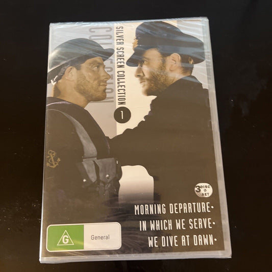 *New Sealed* Morning Departure, In Which We Serve, We Dive At Dawn DVD Region 4
