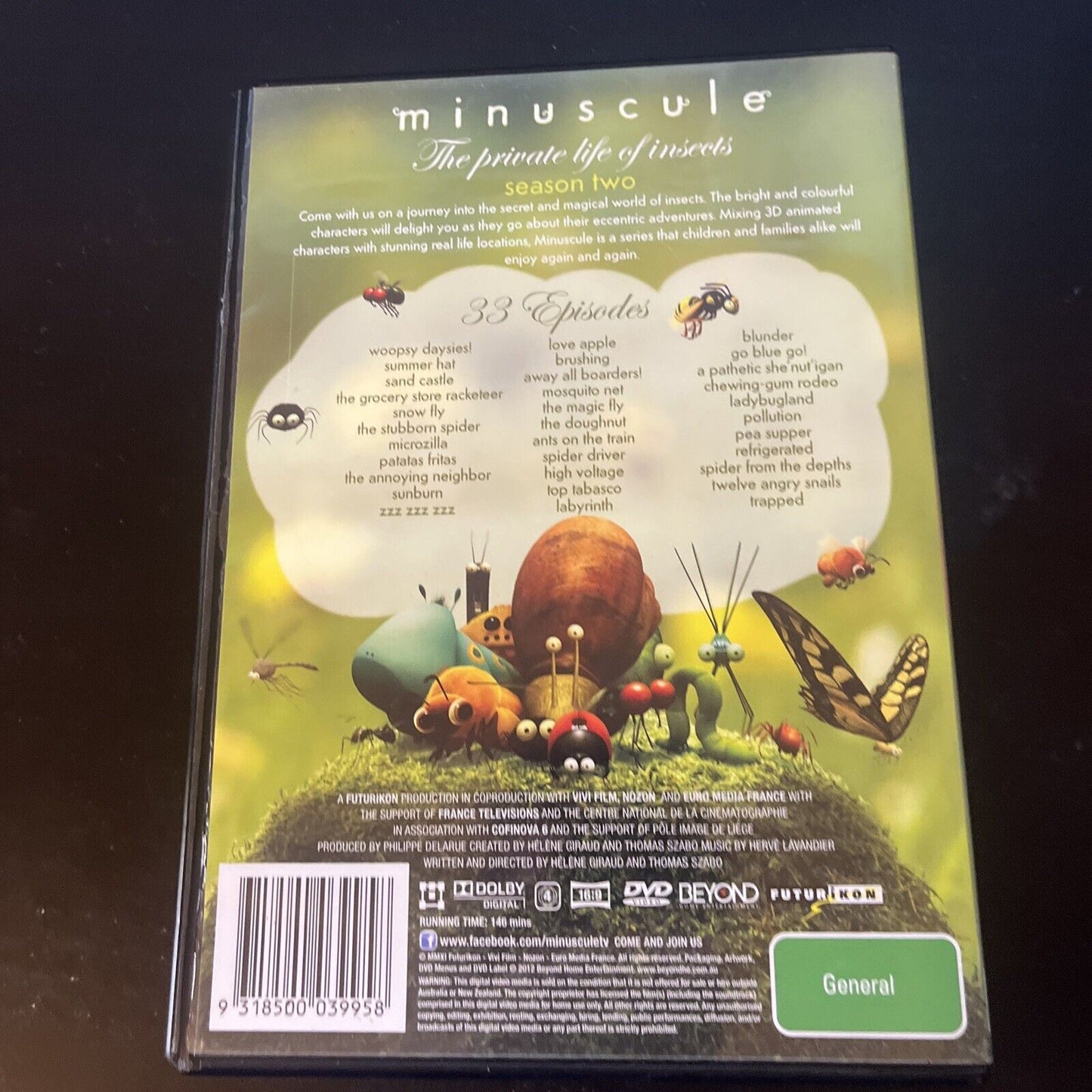 Minuscule - The Private Life Of Insects : Season 2 : Part 2 (DVD, 2010) Region 4