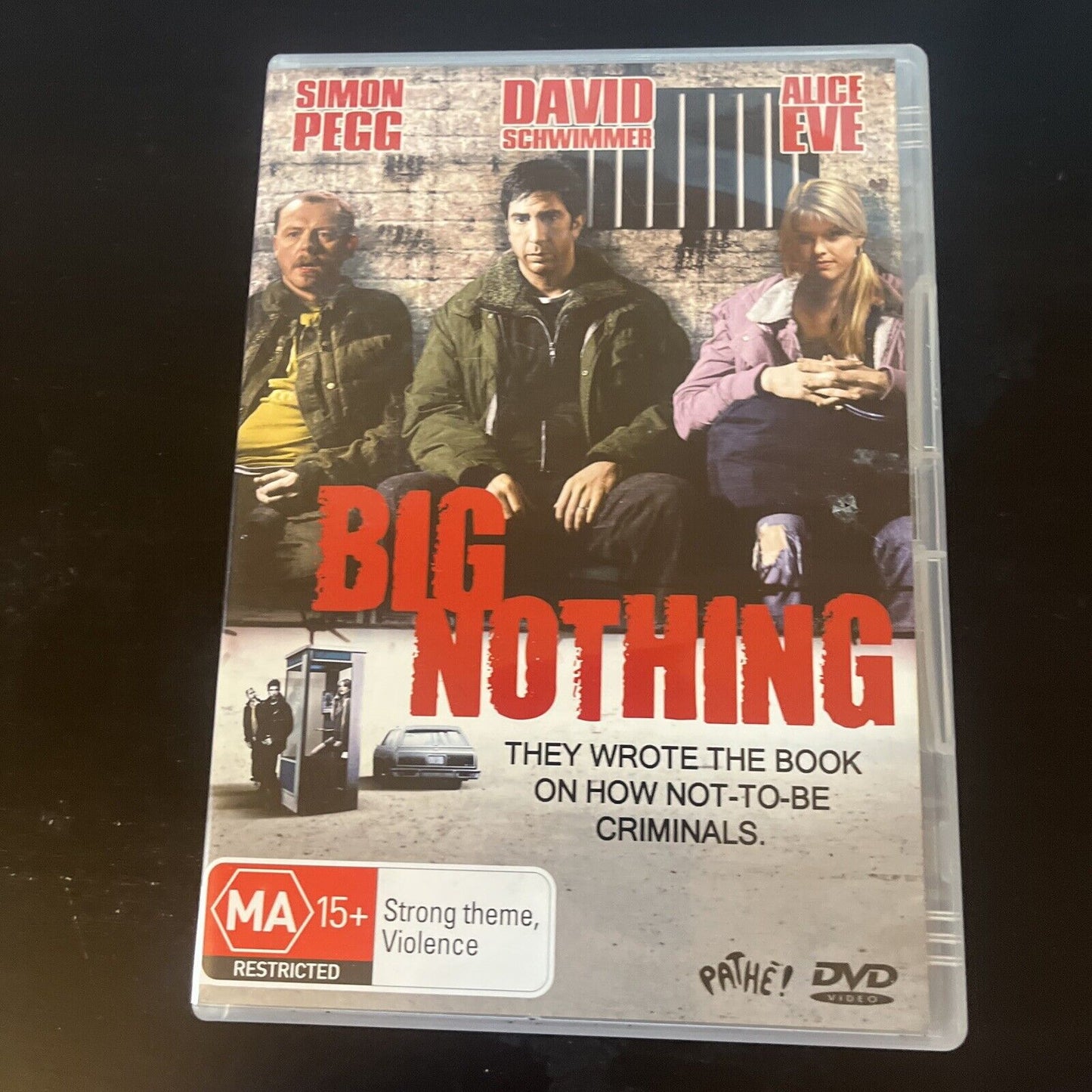 Big Nothing (DVD, 2006) David Schwimmer, Simon Pegg, Mimi Rogers Region 4