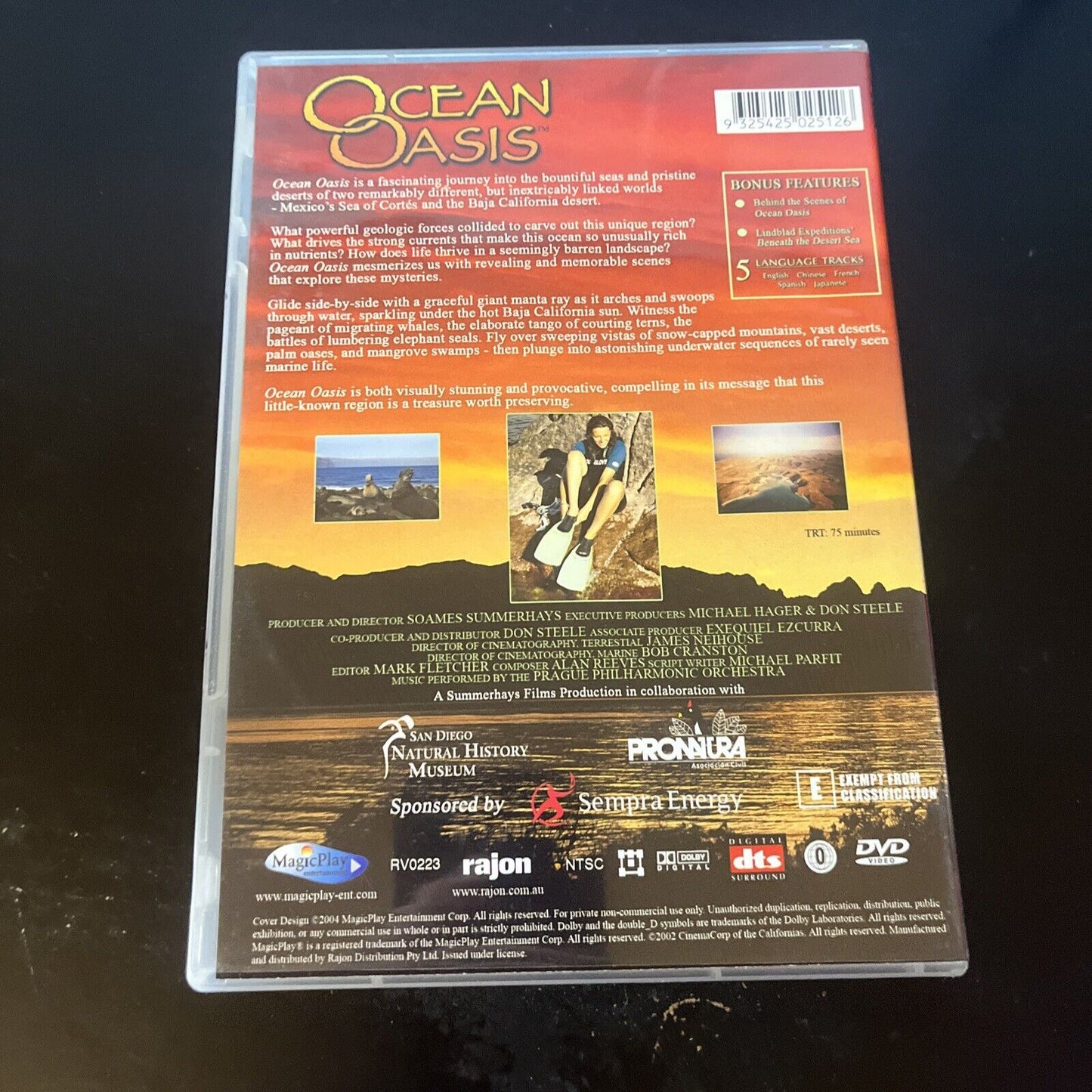 Ocean Oasis IMAX (DVD, 2000) Exequiel Ezcurra, Mercedes Guererro NEW All Regions