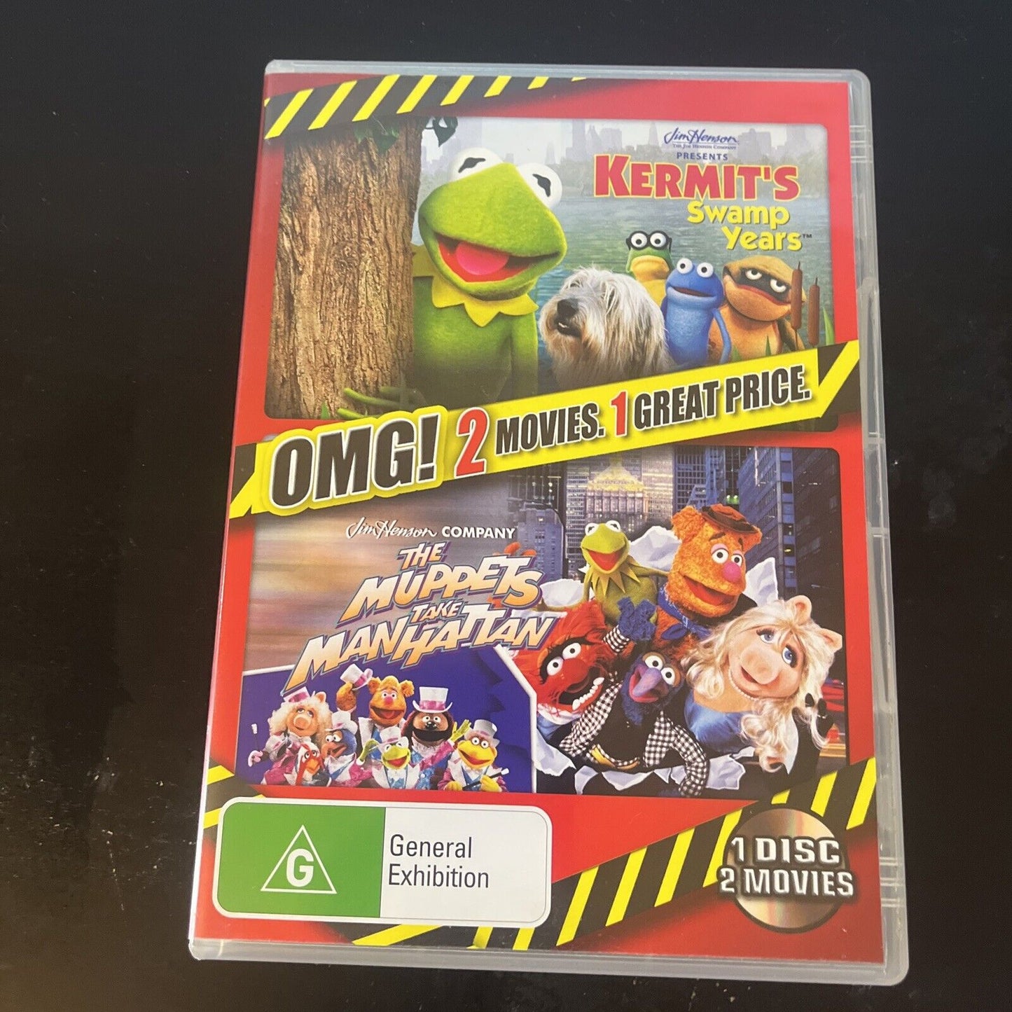 The Muppets Take Manhattan / Kermit's Swamp Years (DVD, 2011) NEW Region 4