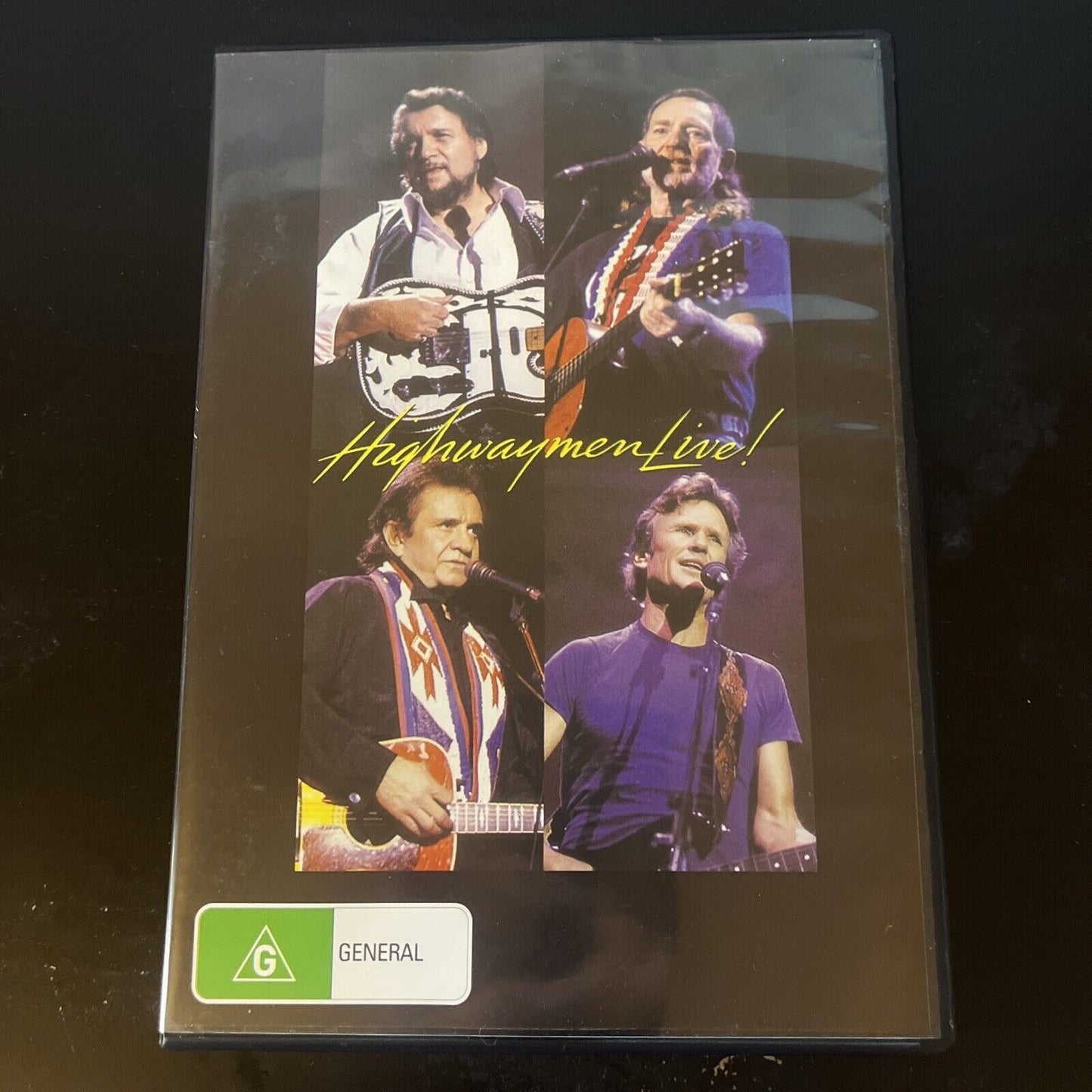 The Highwaymen Live! (DVD, 1990) Willie Nelson, Johnny Cash, NEW All Regions