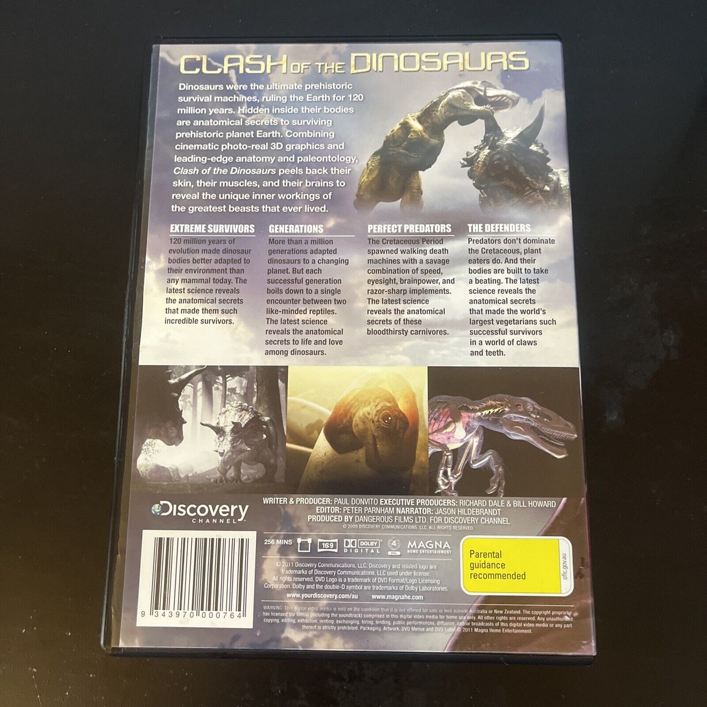 Clash Of The Dinosaurs (DVD, 2010, 2-Disc) Region 4